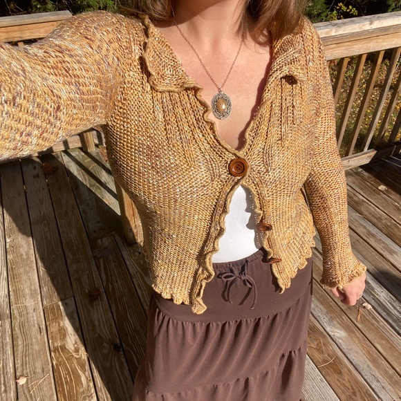 Button Down Knit Cardigan - Picture 1 of 4